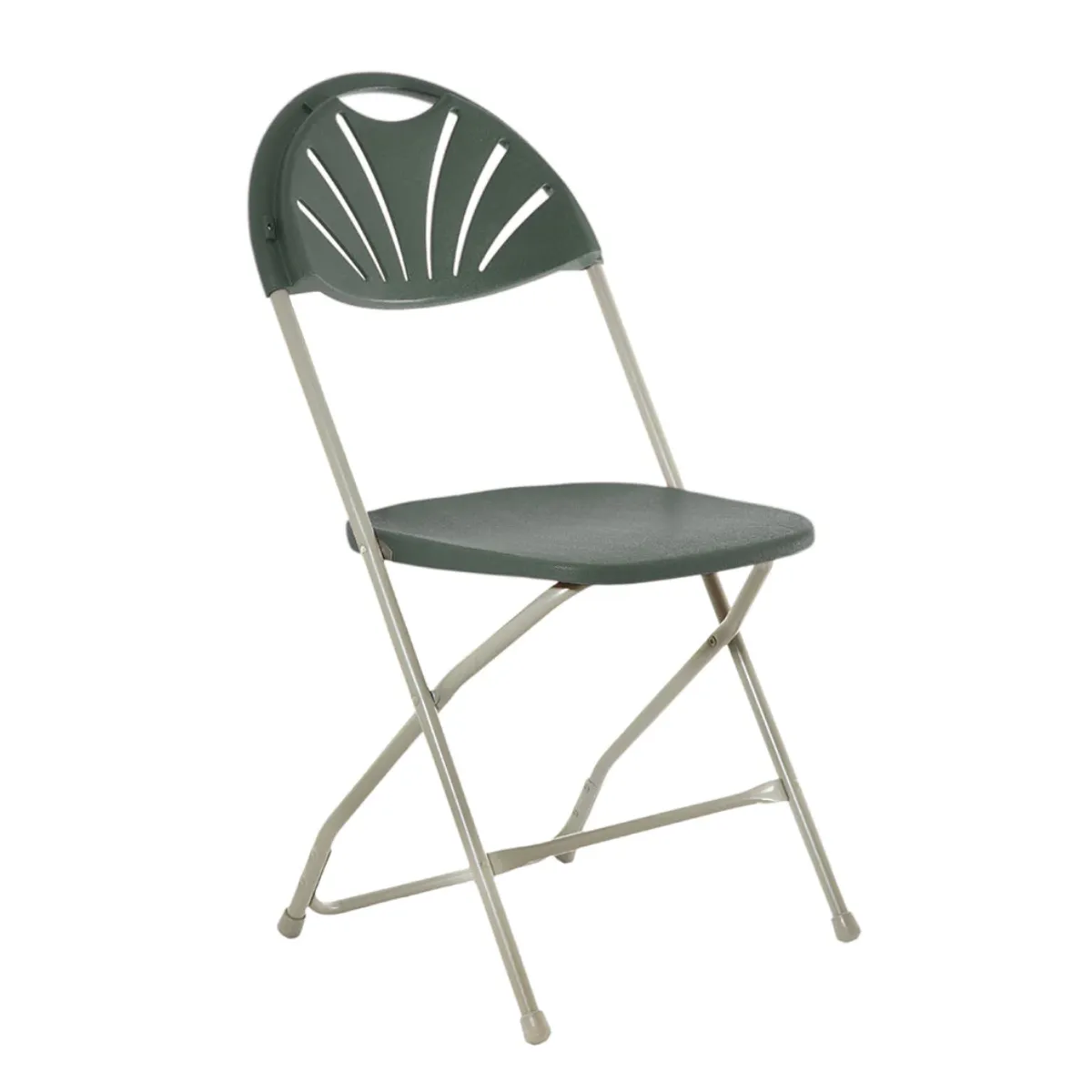 168 x Classic Fan Back Folding Chair Bundle   Trolley