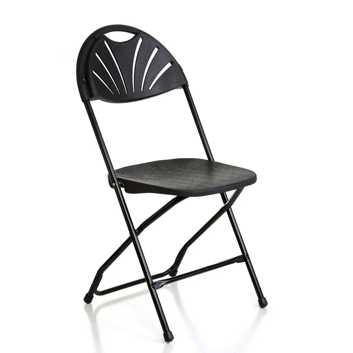 168 x Classic Fan Back Folding Chair Bundle   Trolley