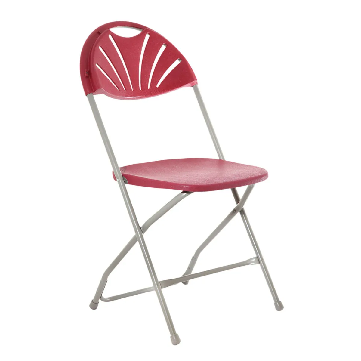 168 x Classic Fan Back Folding Chair Bundle   Trolley