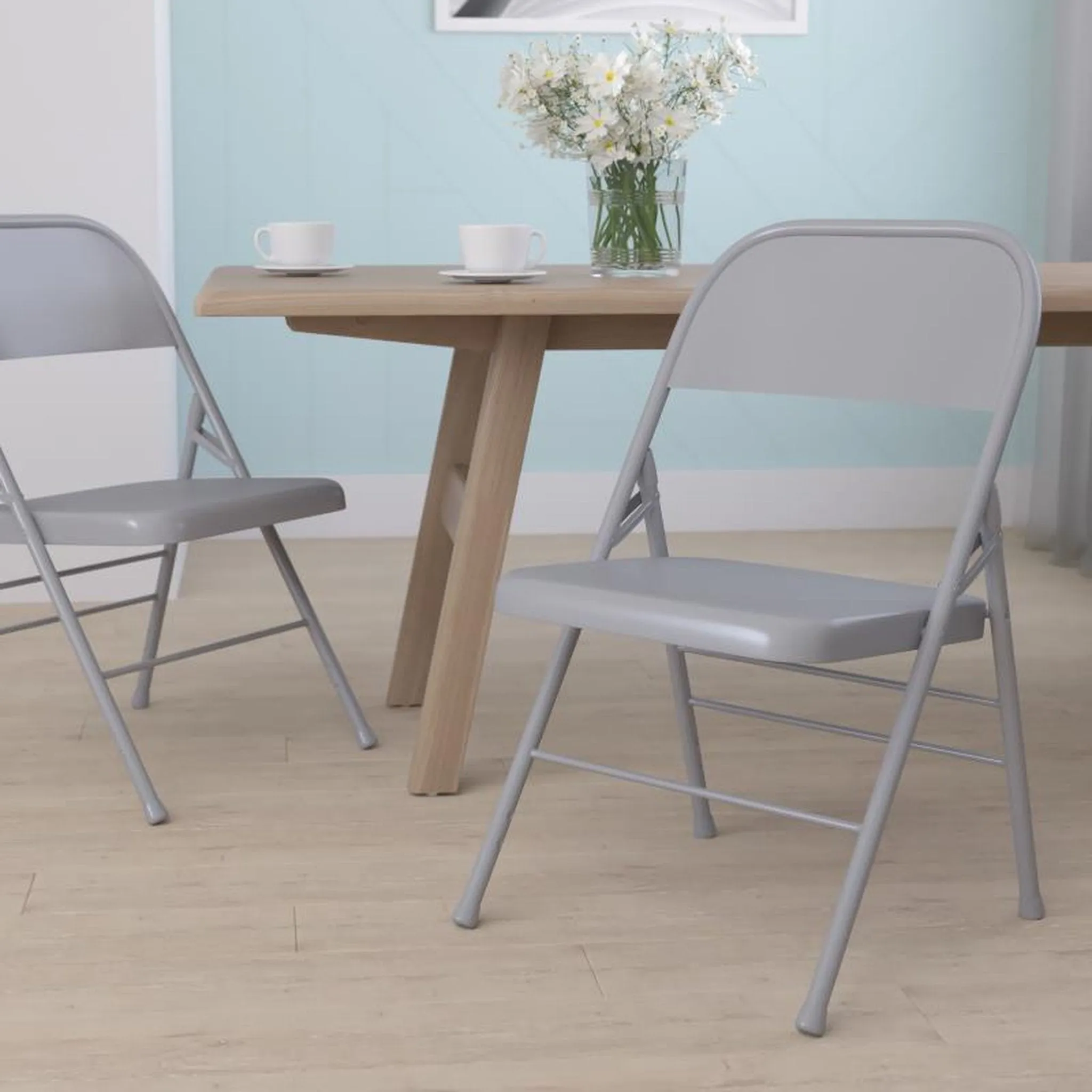 Hercules Triple Braced & Double Hinged Metal Folding Chair