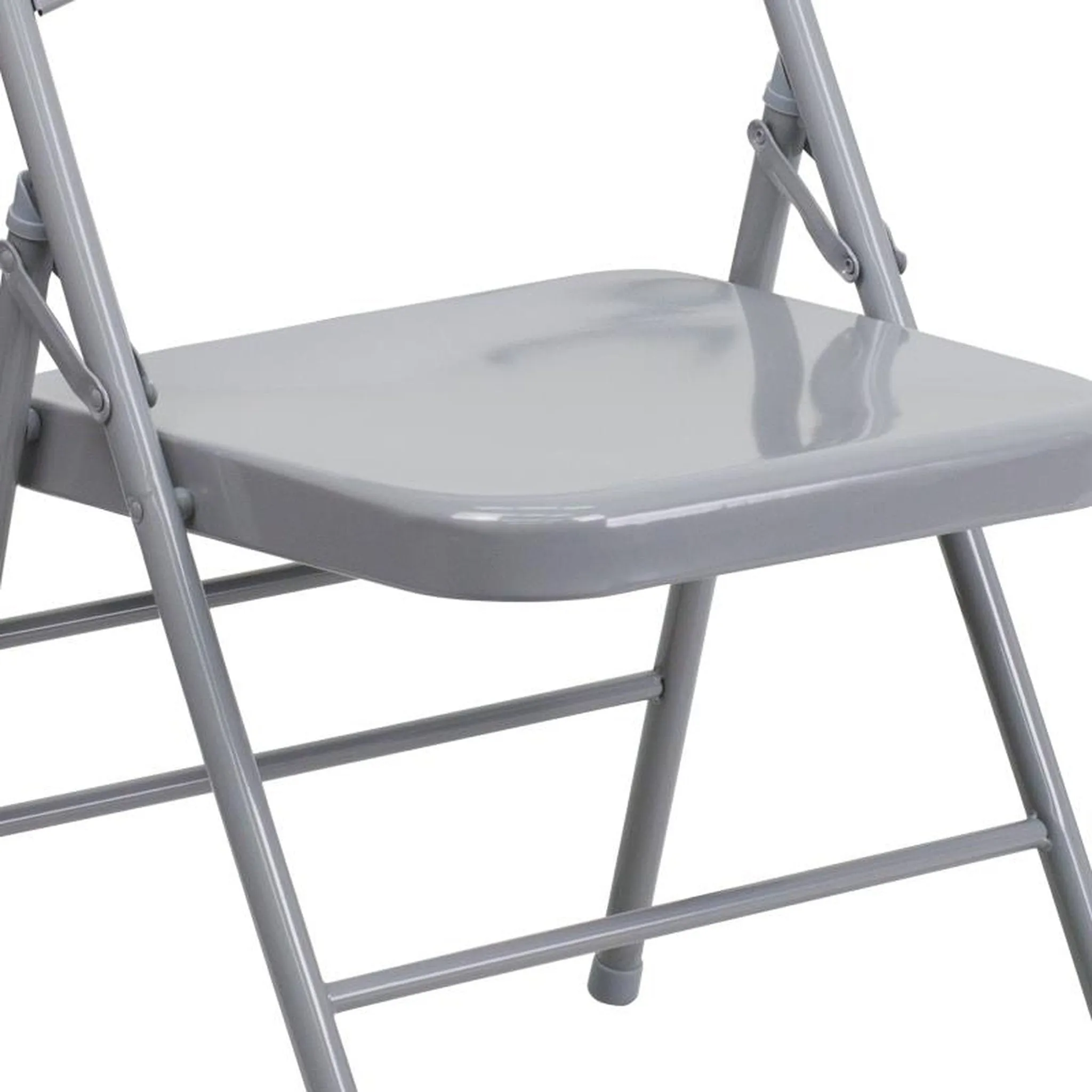 Hercules Triple Braced & Double Hinged Metal Folding Chair